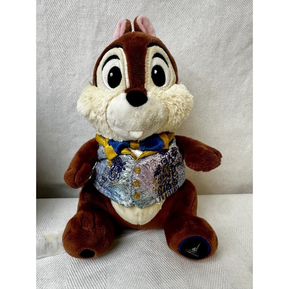Disney 50th Anniversary Commemorative Chip 'n Dale Plush Figures - Picture 6 of 6